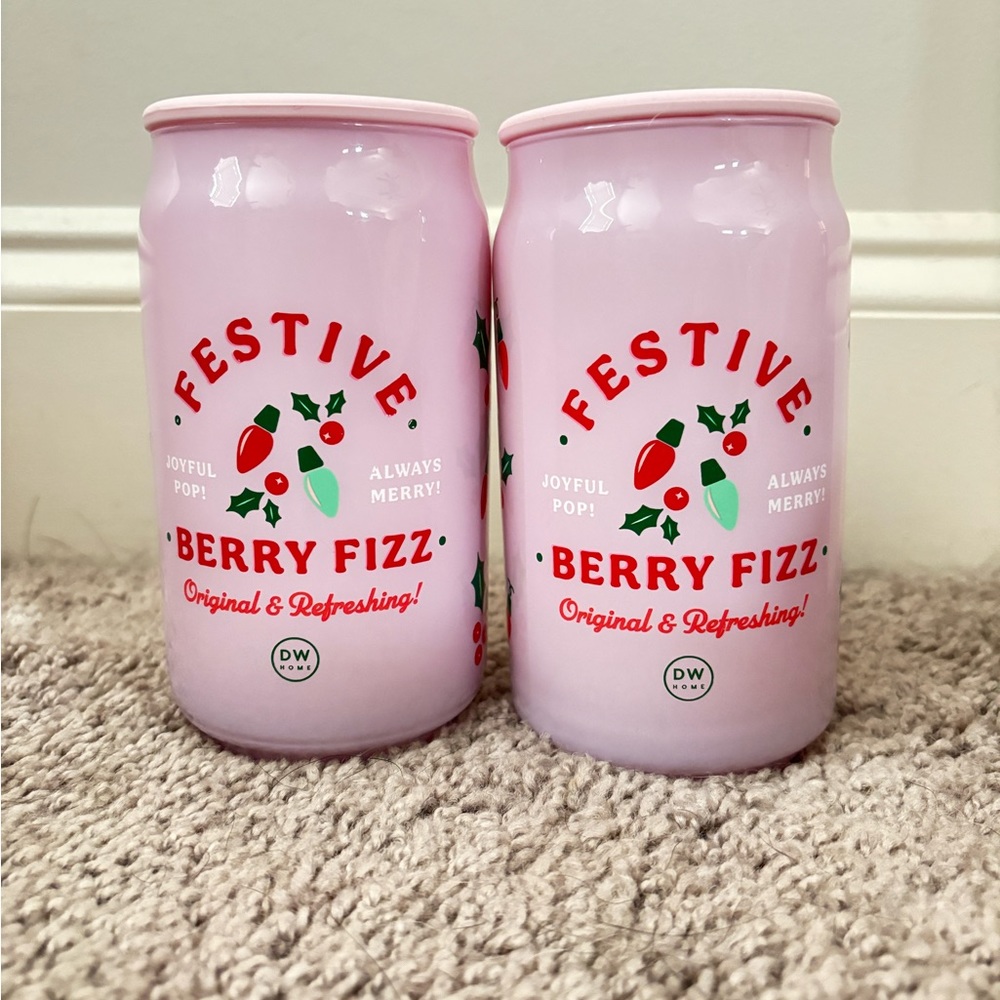 DW Home Soda Pop Candles - Set of 2 - Berry Fizz